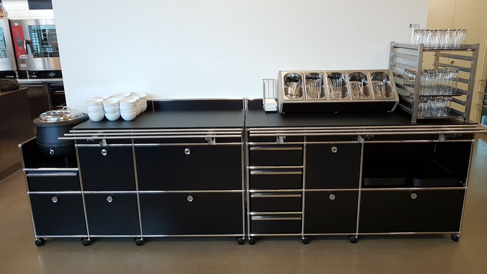 Projekt Steffen Gastro:Spezialanfertigung USM Haller